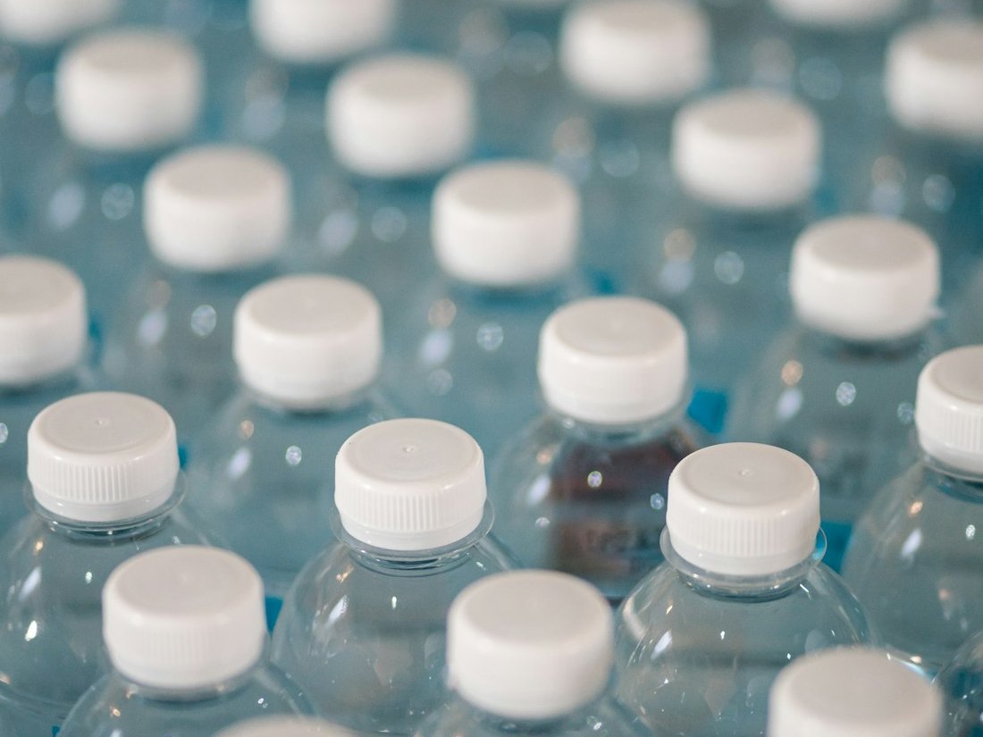 Closures on filled bottles